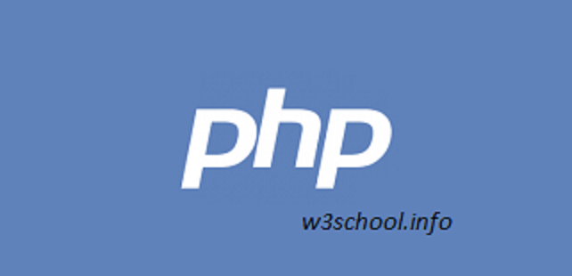 php w3school.info