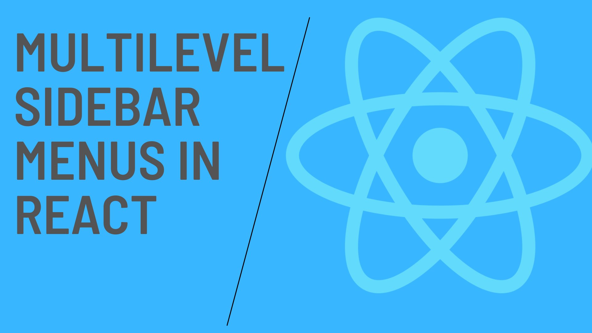 Simple Component for Multilevel Sidebar Menus in React